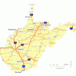 Map Of West Virginia Cities West Virginia Interstates Highways Road