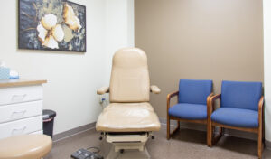 Maplewood patient room White Bear Foot Ankle Clinic