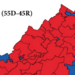 Maps Of Virginia House Of Delegates 1993 And 2019 The Bull Elephant