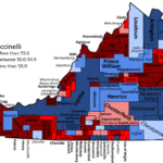 Maps Of Virginia Voting 2013 The Bull Elephant