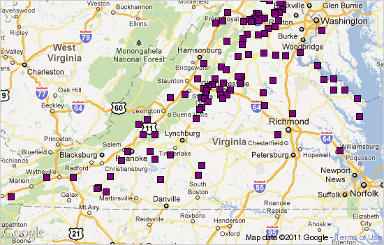 Matt And His Awesome Maps Final Project Proposal Virginia Wineries 