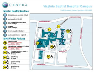 Mental Health Services Map At VBH Campus Centra Health Central