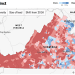 New York Times Live Mapping Virginia Election Points Of Interest