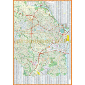 Northern Virginia Virginia Street Map GM Johnson Maps