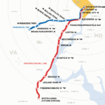 Overview Map Virginia Railway Express Map Crystal City City Maps