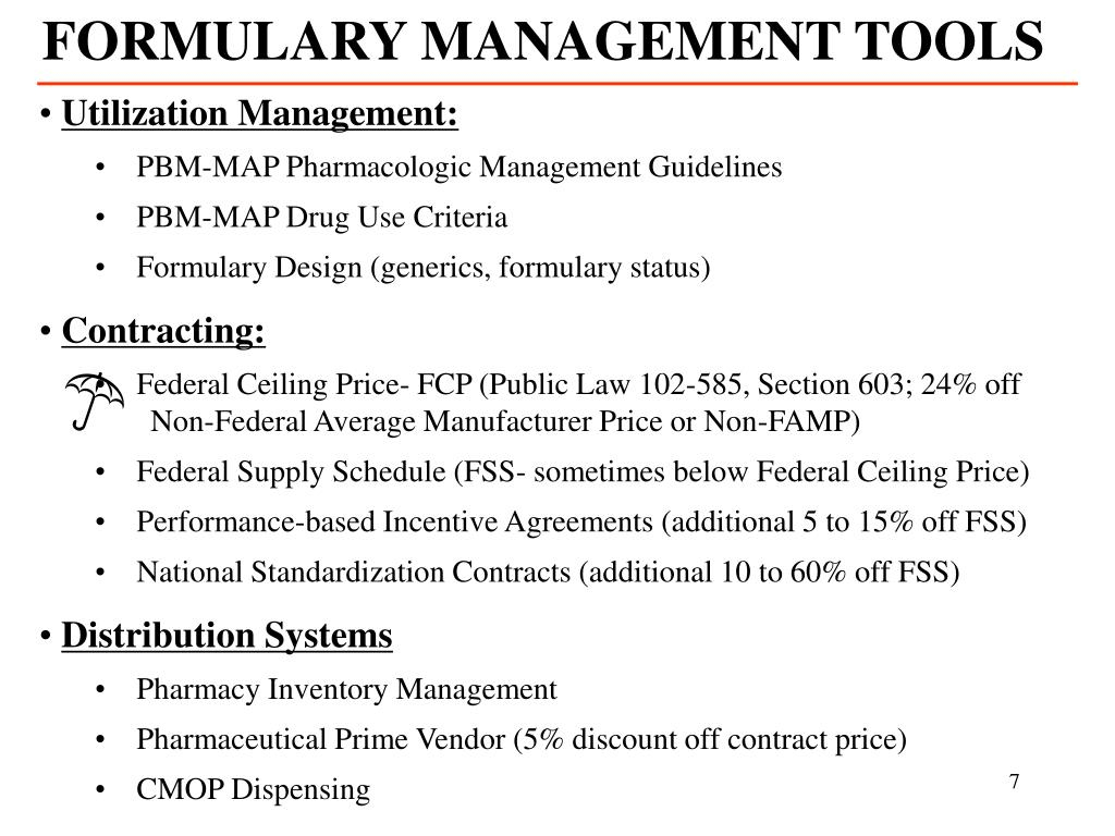 PPT Formulary Management In The Department Of Veterans Affairs Pbm va 