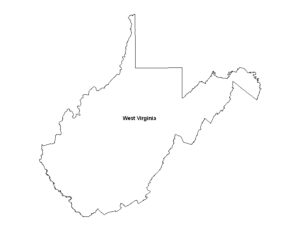 Printable Map Of The State Of West Virginia EPrintableCalendars