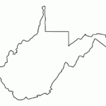 Printable West Virginia Template