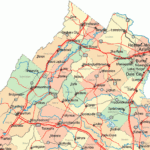 Regional Map Of Northern Virginia