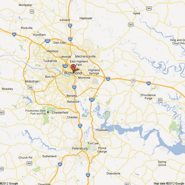 Richmond Virginia Map Google