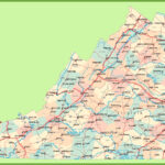 Road Map Of Virginia With Cities