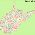 Road Map Of West Virginia With Cities