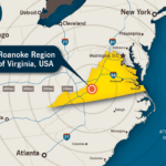 Roanoke Region Virginia Map Roanoke Regional Partnership