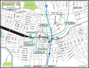 Roanoke VA Railfan Guide Downtown