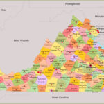 Show Me A Map Of Virginia States Of America Map