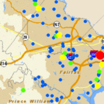 The Latest Power Outages Sunday Morning Across Northern Virginia