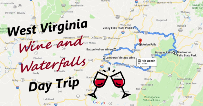 Wineries In West Virginia Map