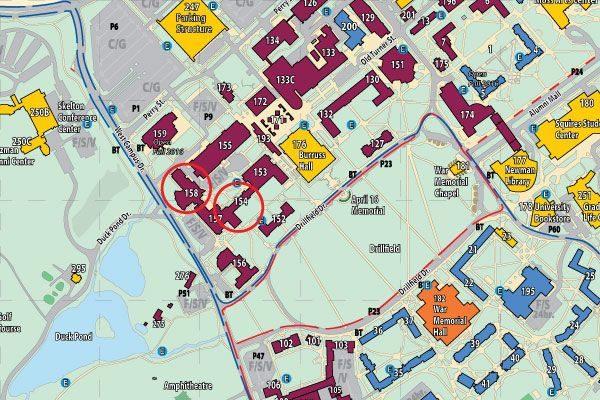 Va Tech Campus Map World Map