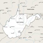 Vector Map Of West Virginia Political One Stop Map
