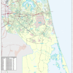 Virginia Beach County VA Zip Code Wall Map Premium Style By MarketMAPS