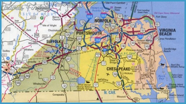 Virginia Beach Map Of Attractions