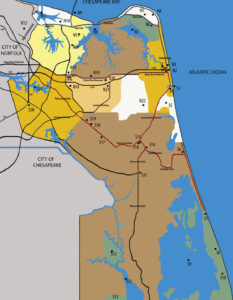 Virginia Beach Tourist Map Virginia Beach Mappery