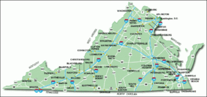 Virginia Cities And Counties