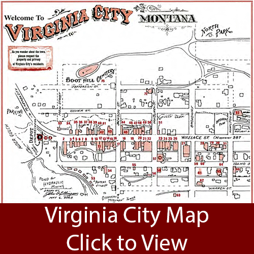 Virginia City Mt Map