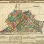 Virginia County Map 1800