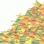 Virginia County Map