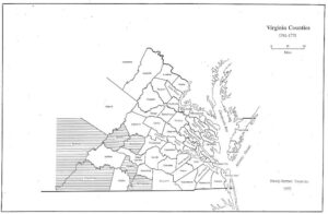 Virginia Genealogy Atlas 1634 1895