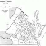 Virginia Map 1751 1760 Lawson Surname DNA Project