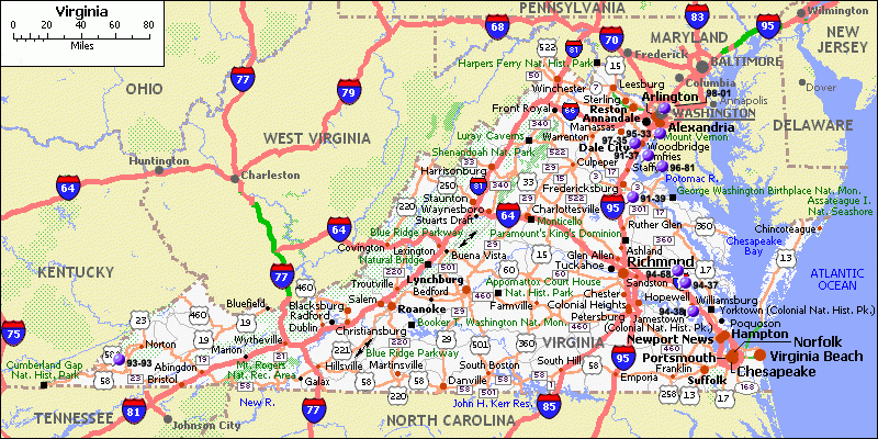 Virginia Map