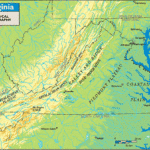 Virginia Physical Geography Map By Maps From Maps World S