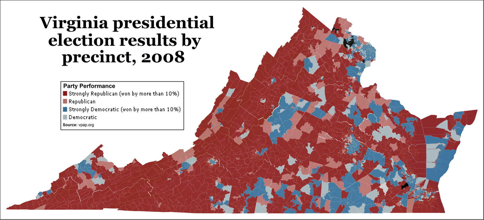 Virginia Election Map Virginia Map