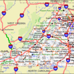 Virginia Road Map