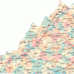 Virginia Road Map VA Road Map Virginia Highway Map