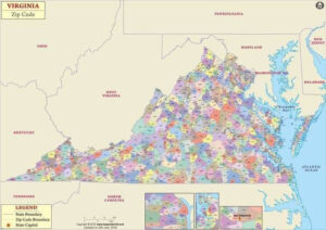 Virginia Zip Code Lookup Zip Code Map Coding Map | Virginia Map