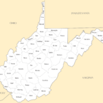 West Virginia County Map Mapsof