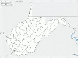 West Virginia Free Map Free Blank Map Free Outline Map Free Base Map