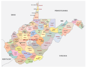 West Virginia Maps Facts World Atlas