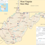 West Virginia State Map A Large Detailed Map Of West Virginia State USA