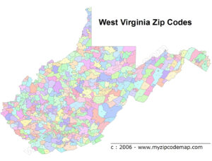 West Virginia Zip Code Maps Free West Virginia Zip Code Maps