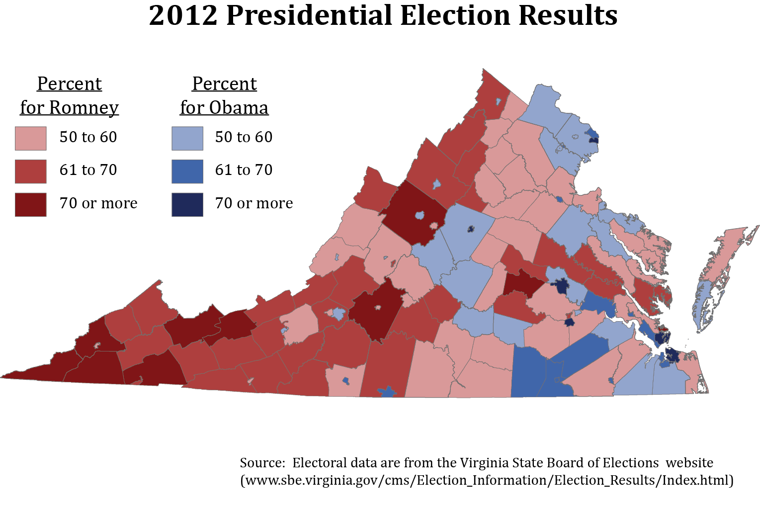 Virginia Election Map Results