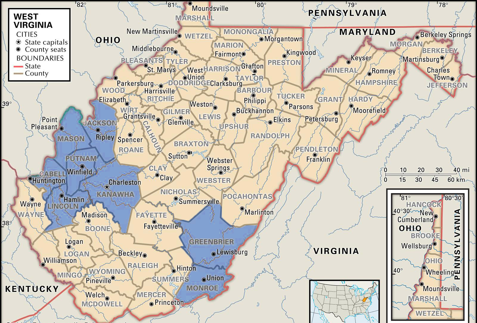 WV Coverage Area Boggs Associates Inc 