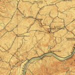 1907 Map Of Natural Bridge Special, Botetourt County, Va — High In Map Of Natural Bridge Virginia