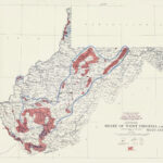1914 Map Of West Virginia Coal Fields   Etsy Pertaining To Coal Mines In West Virginia Map