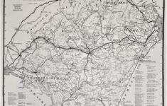 1931 S. S. Lynn Map Of Bedford County 22X19In Square throughout Map Of Bedford County Virginia