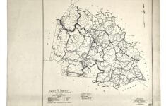 1933 West Virginia Road Commission Map Fayette County Original 19 for Map Of Fayette County West Virginia