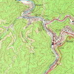 1968 Map Of Welch, Wv — High Res | Pastmaps Within Map Of Welch West Virginia